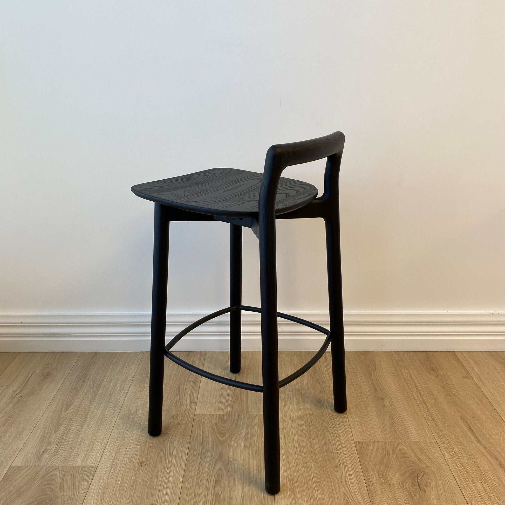 Avery Bar Stool, Black 40x39x77 cm