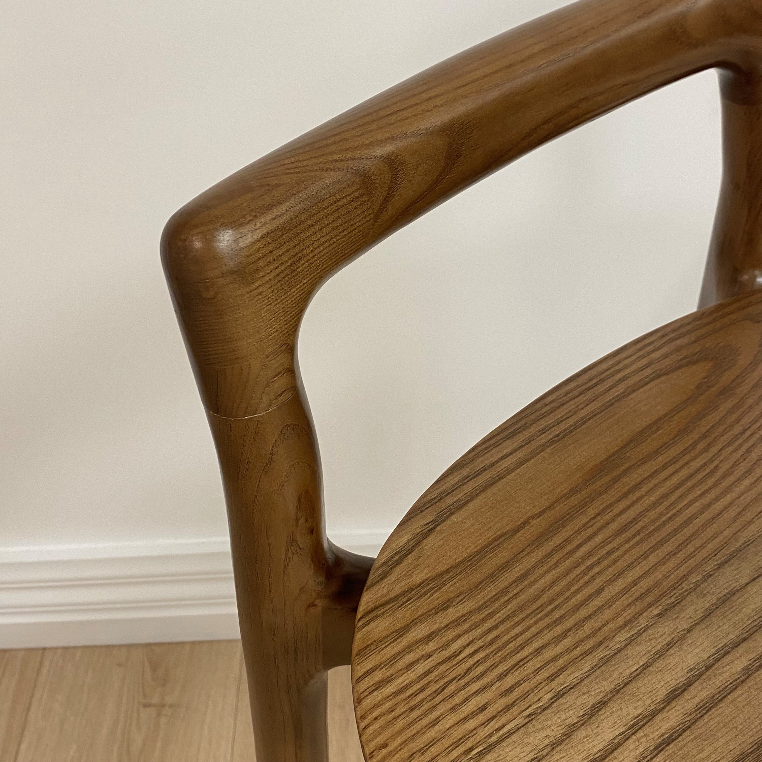 Avery Bar Stool, Walnut 40x39x77 cm