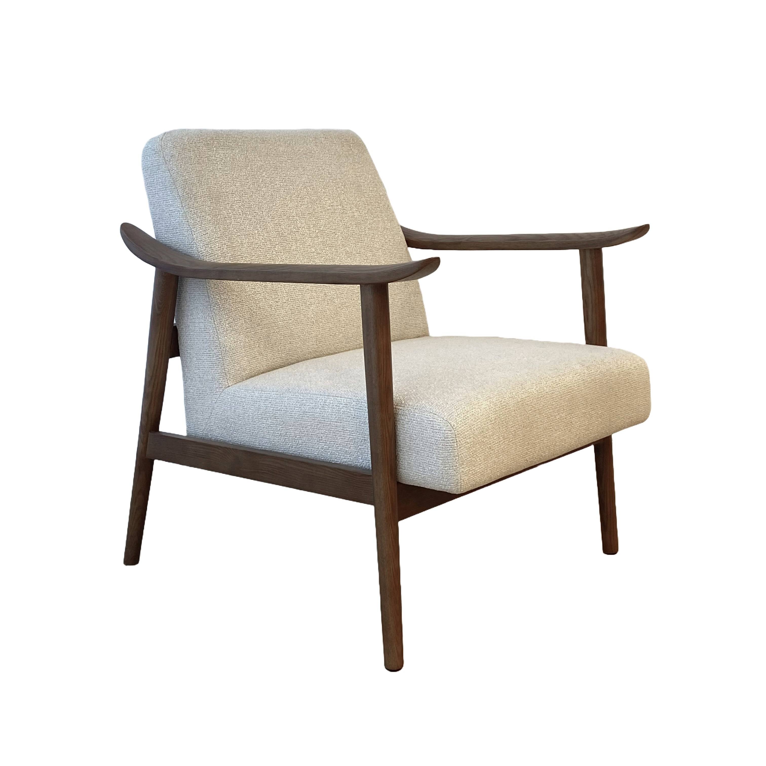 Spencer Mid-Century Chair, Sand 67x73x81 cm
