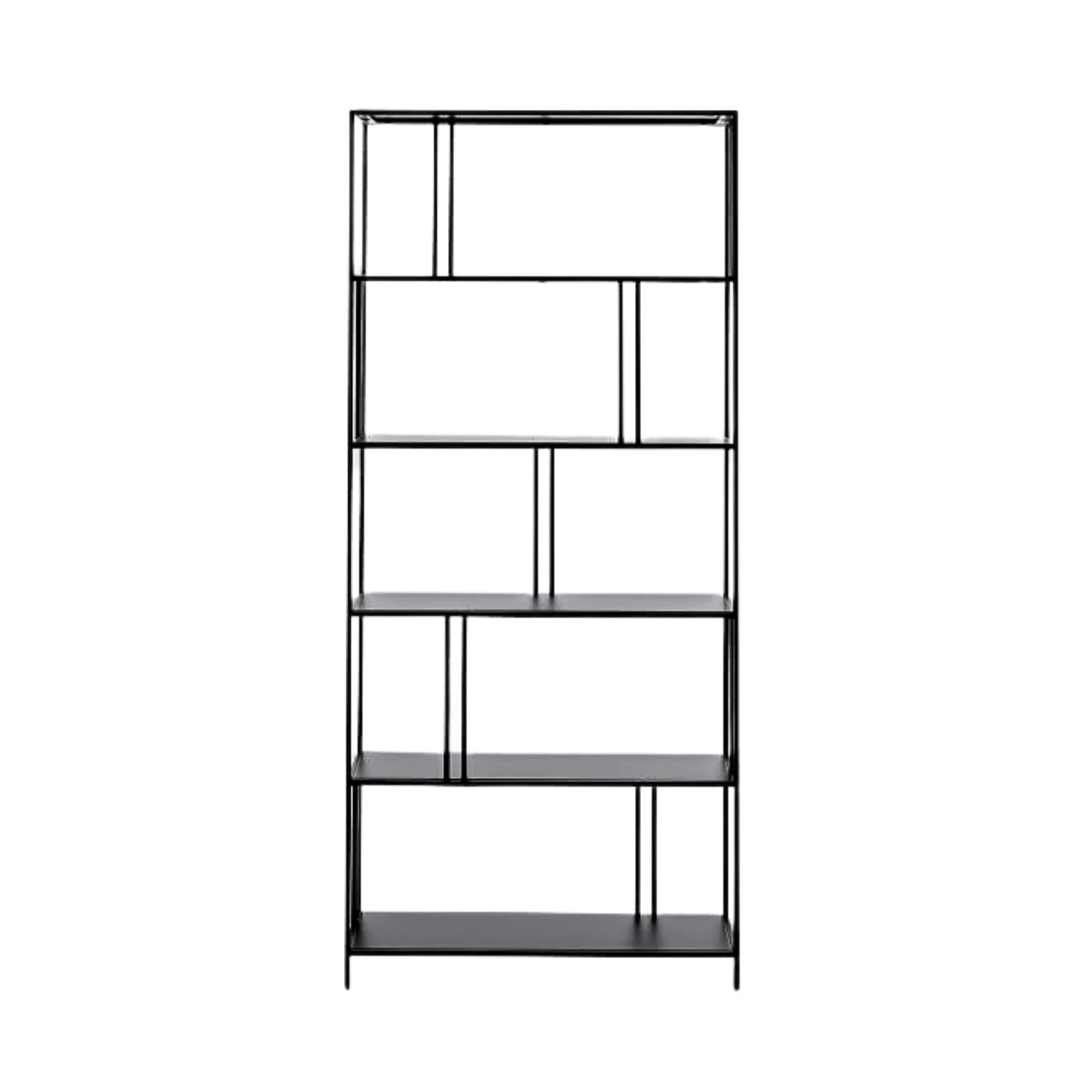 Lorenzo Metal Book Shelf 80x35x180 cm