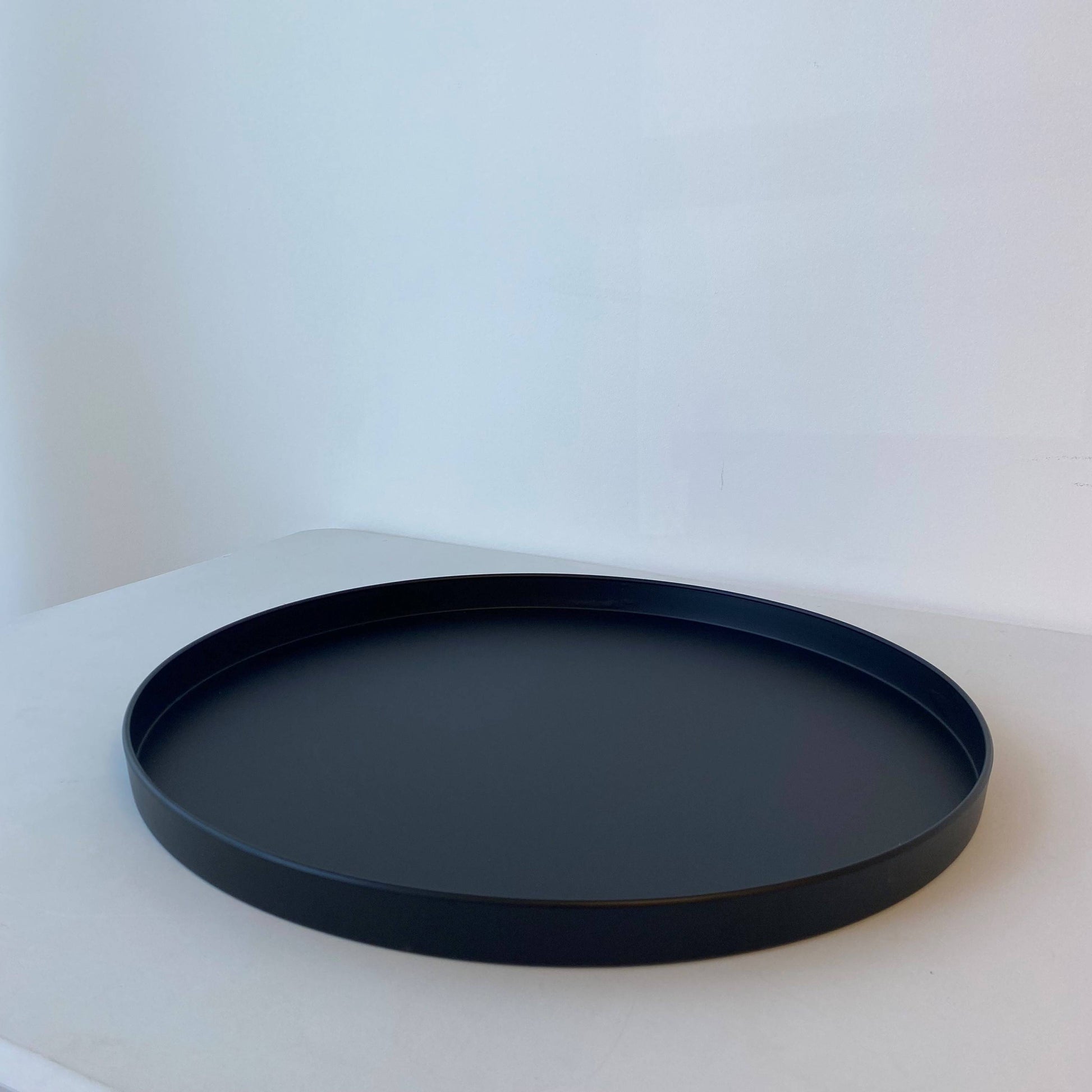 Bianca Metal Tray, Set of 3 Black 60/50/40 cm