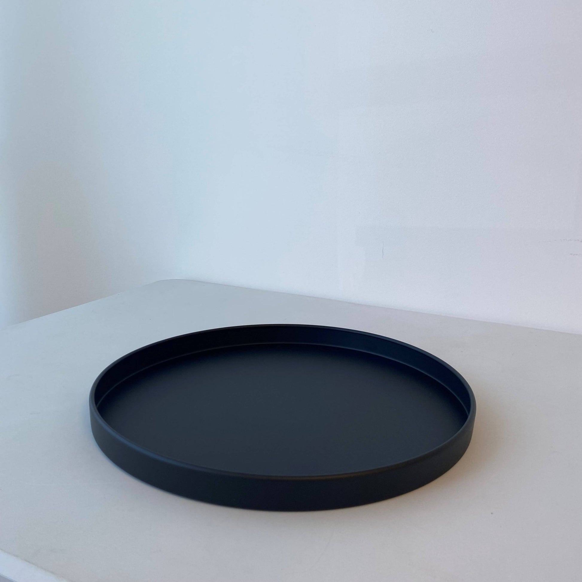 Bianca Metal Tray, Set of 3 Black 60/50/40 cm