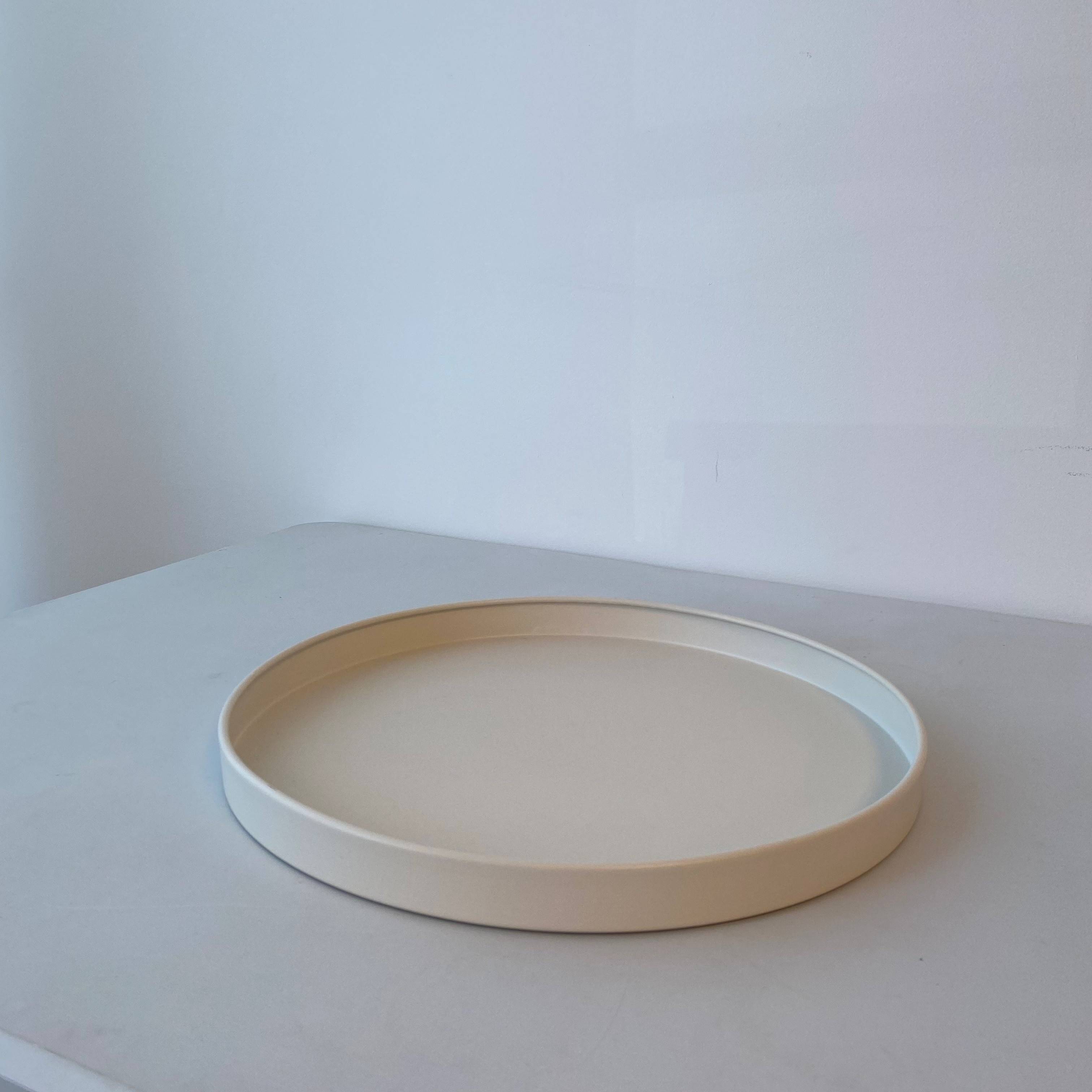 Bianca Metal Tray, Set of 3 Sand 60/50/40 cm