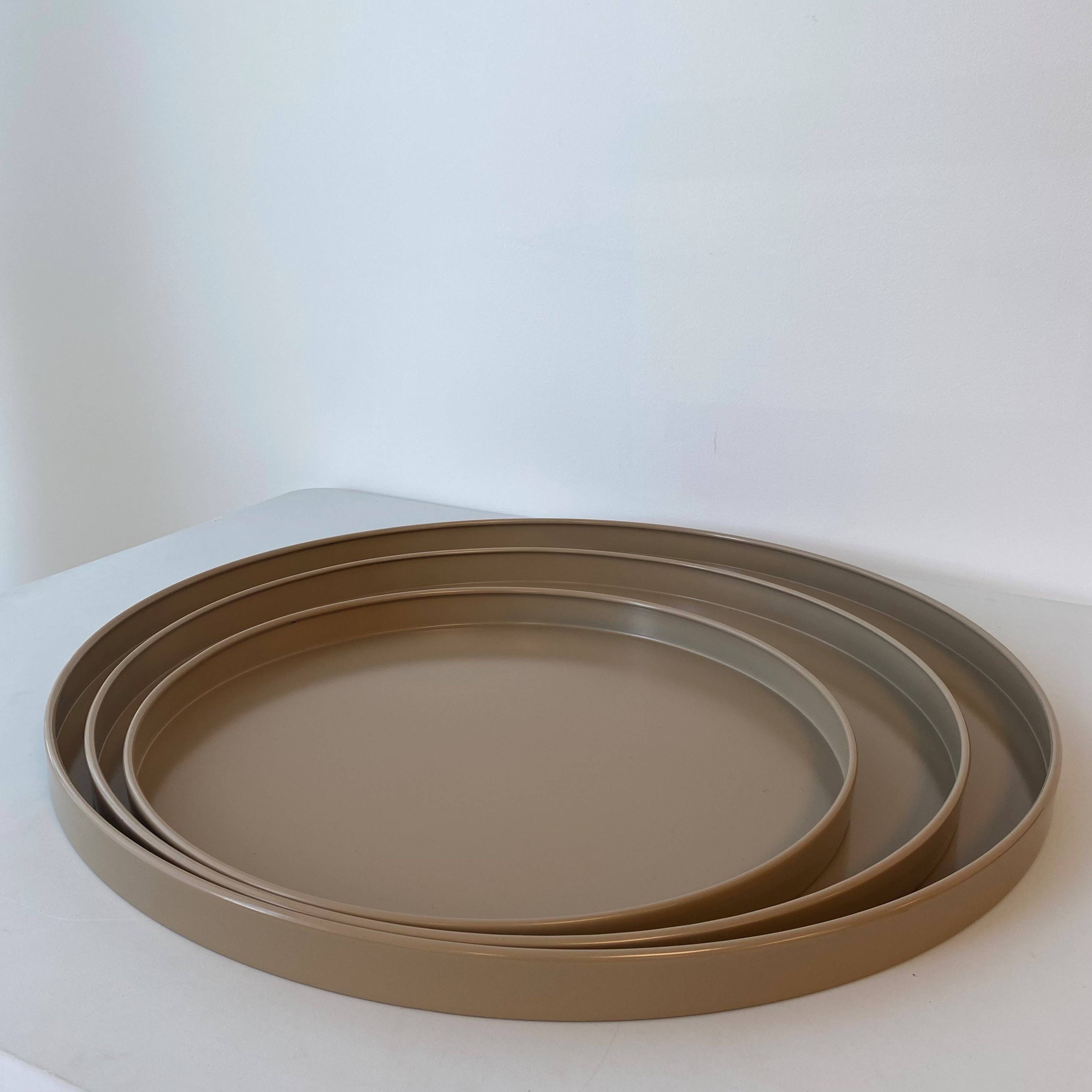 Bianca Metal Tray, Set of 3 Tea 60/50/40 cm