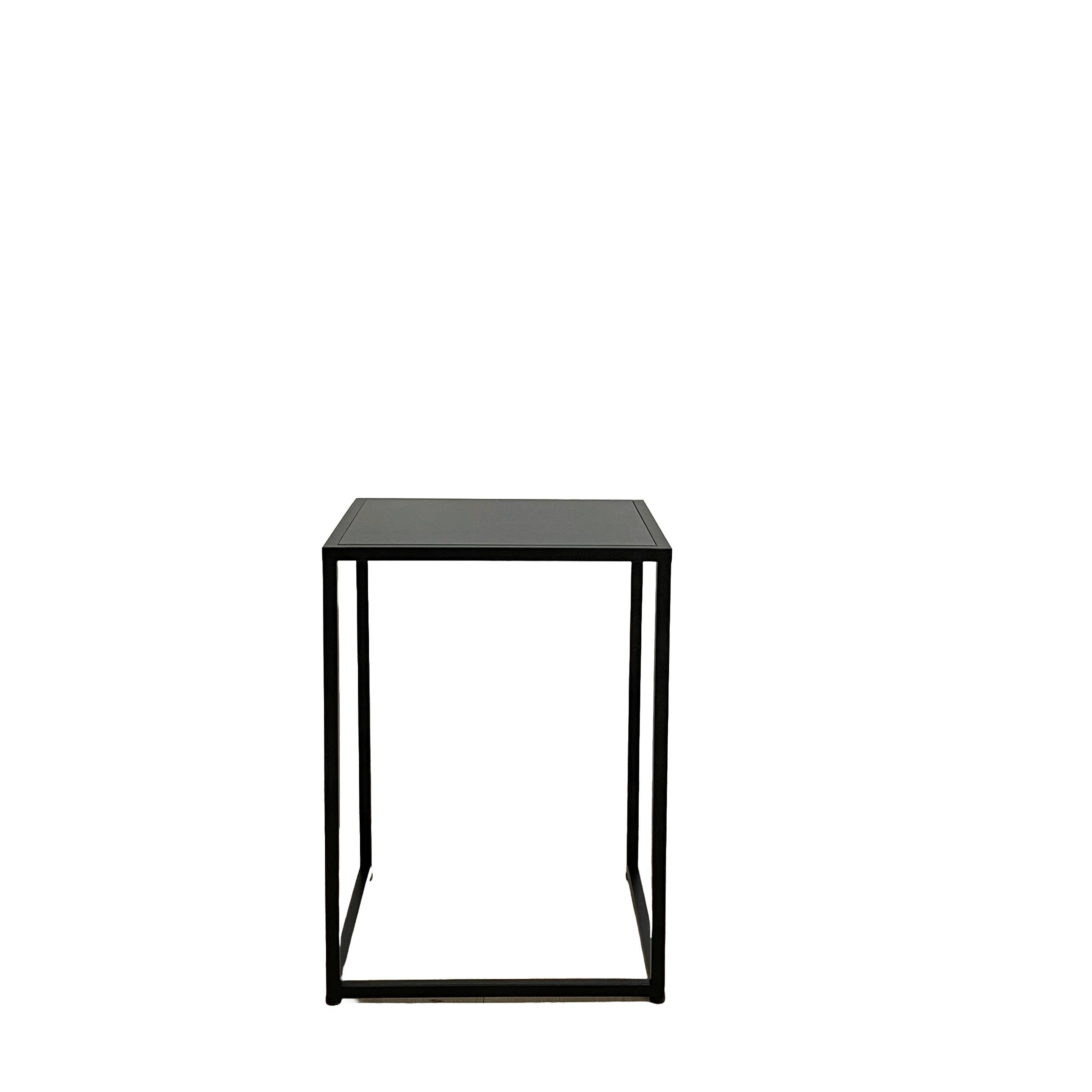 Sara Bedside Table, Black 43x43x58 cm