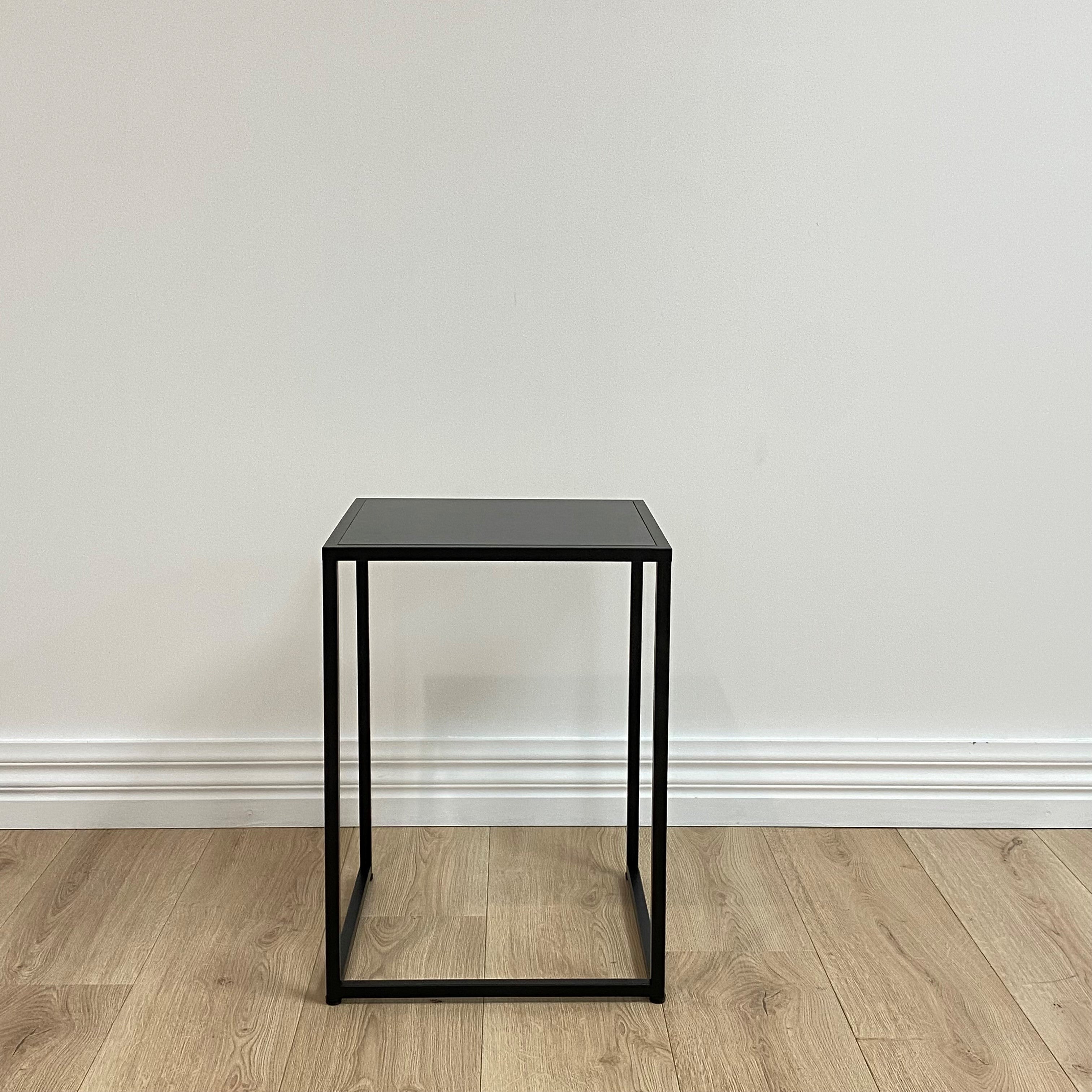 Sara Bedside Table, Black 43x43x58 cm
