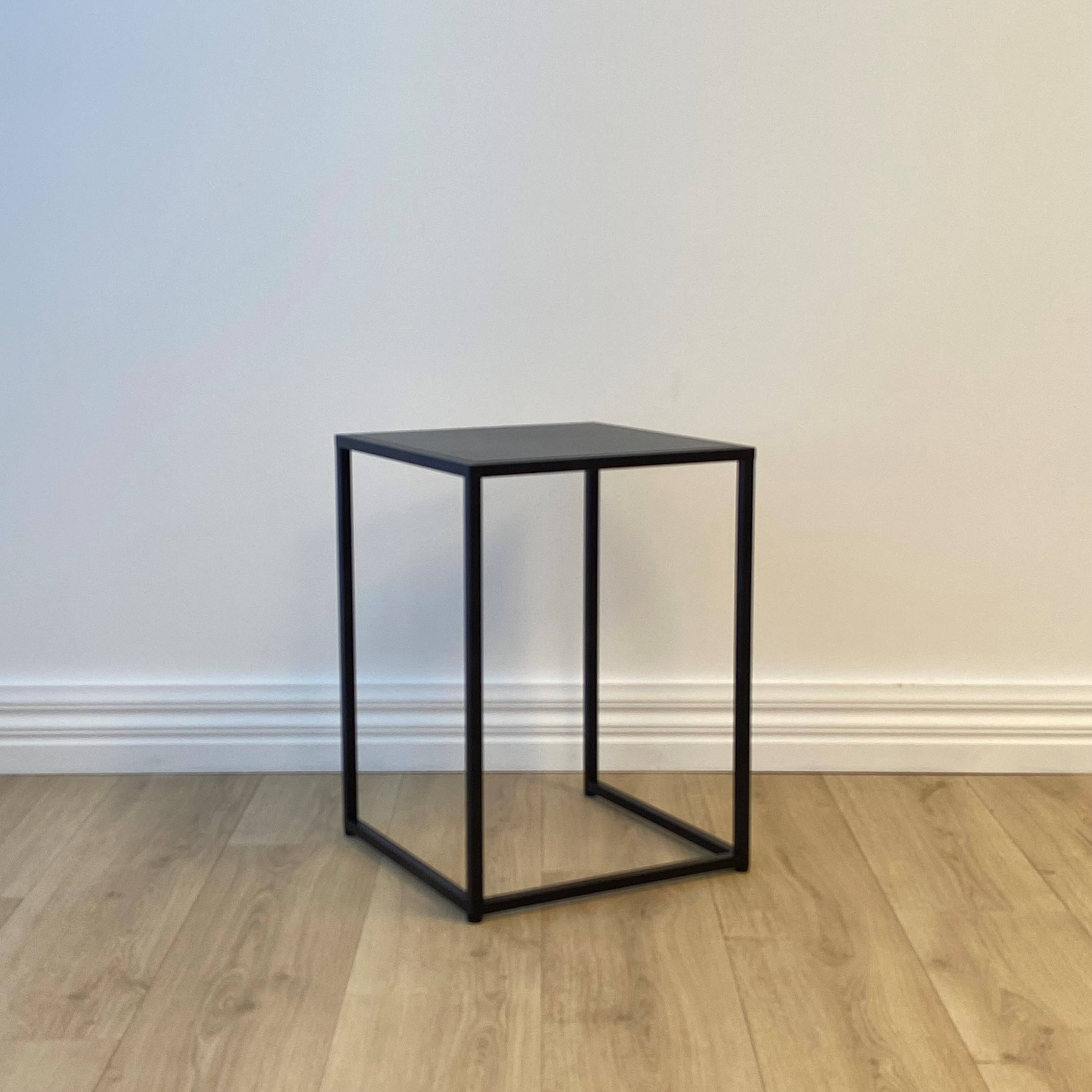 Sara Bedside Table, Black 43x43x58 cm