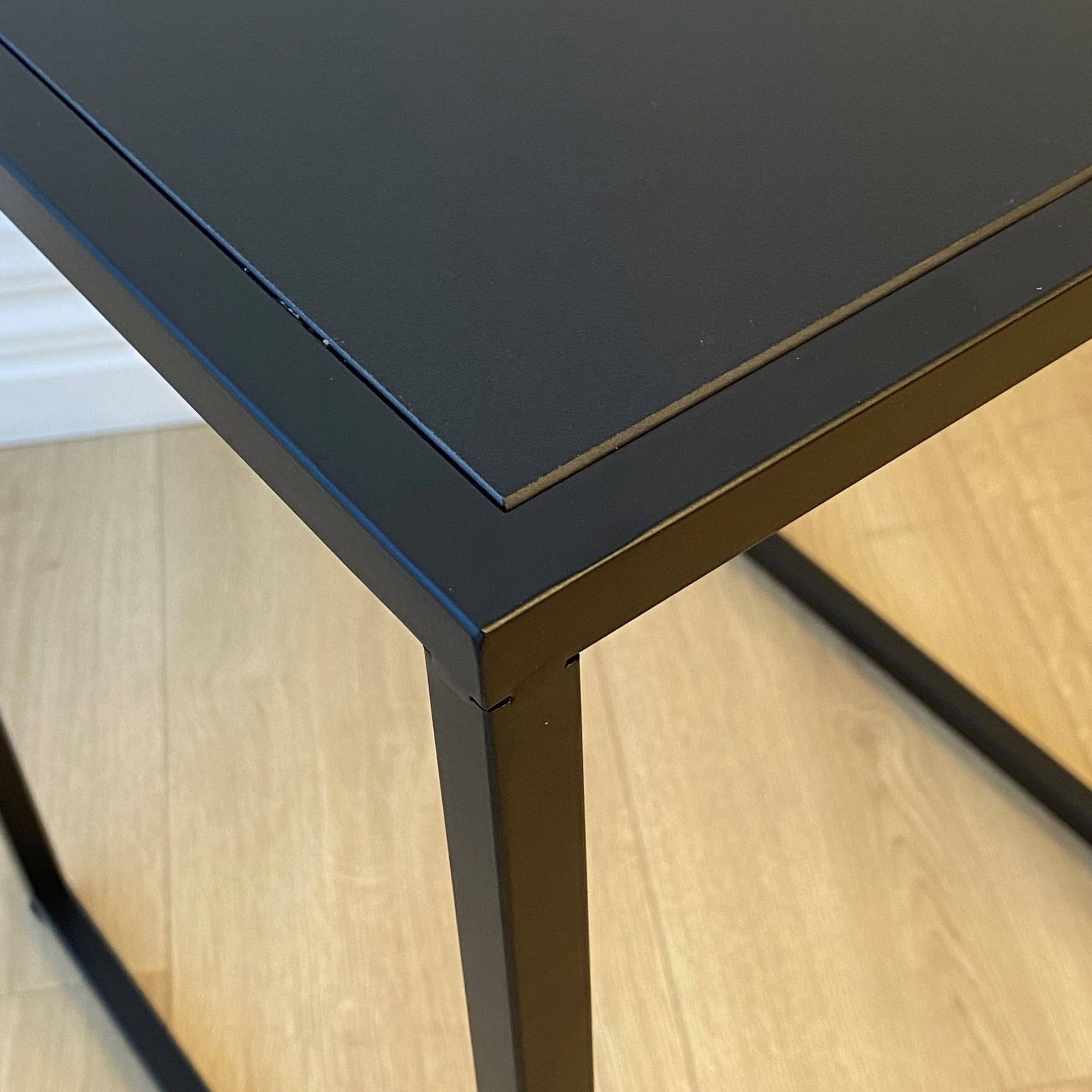 Sara Bedside Table, Black 43x43x58 cm