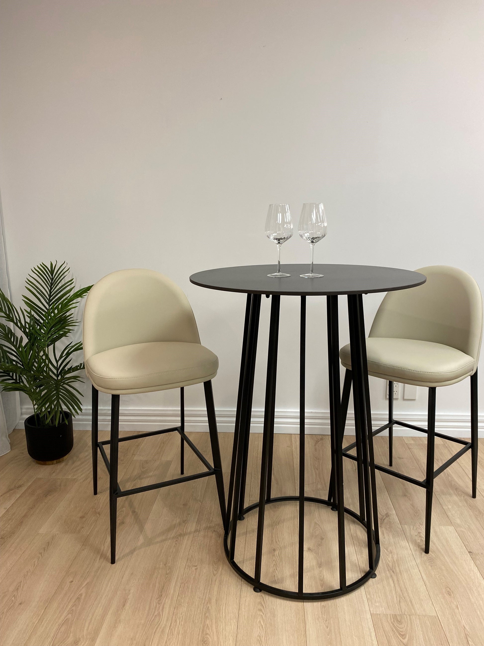 Devon Bar Table, Black 80x105 cm