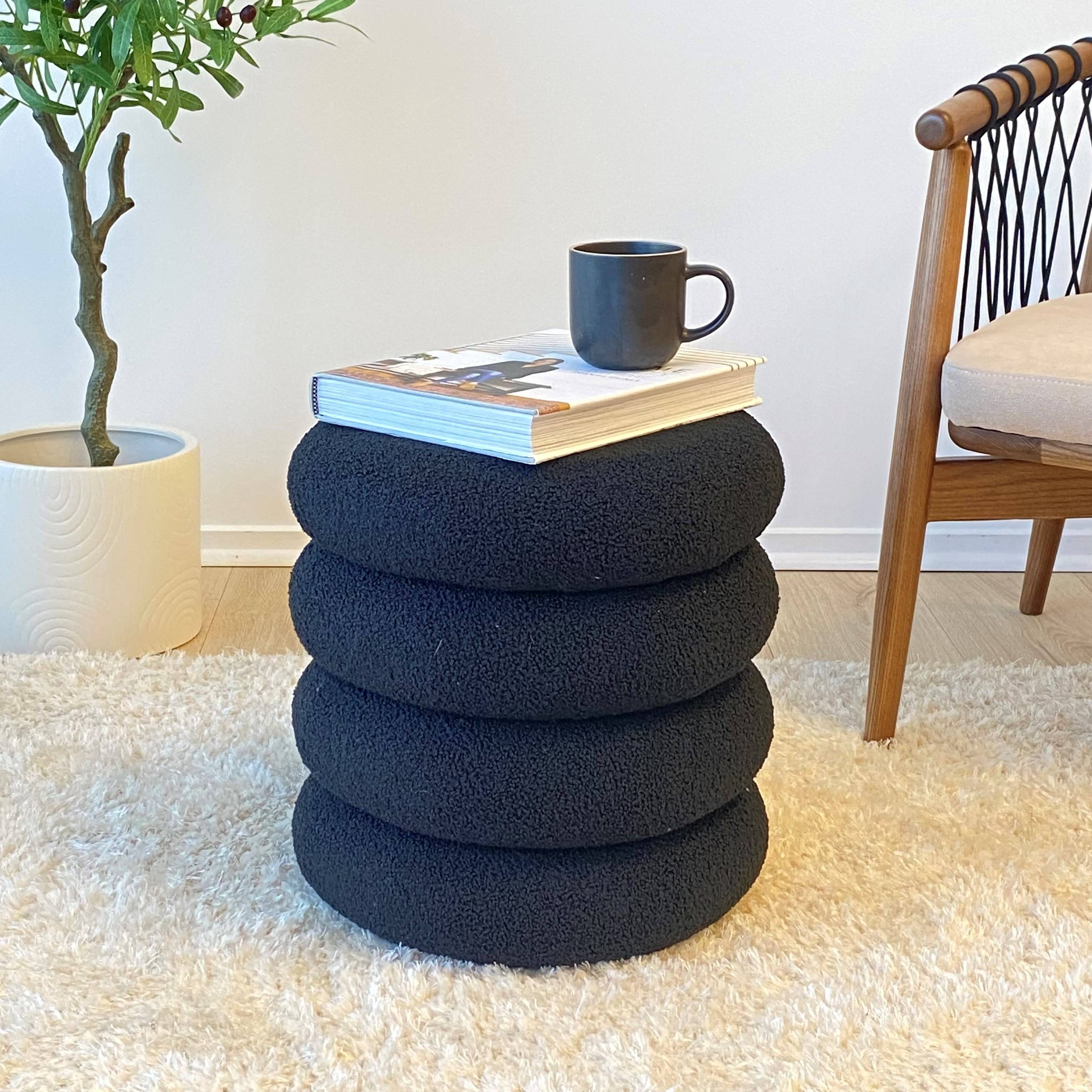 Baxter Ottoman, Black 40x40x40 cm