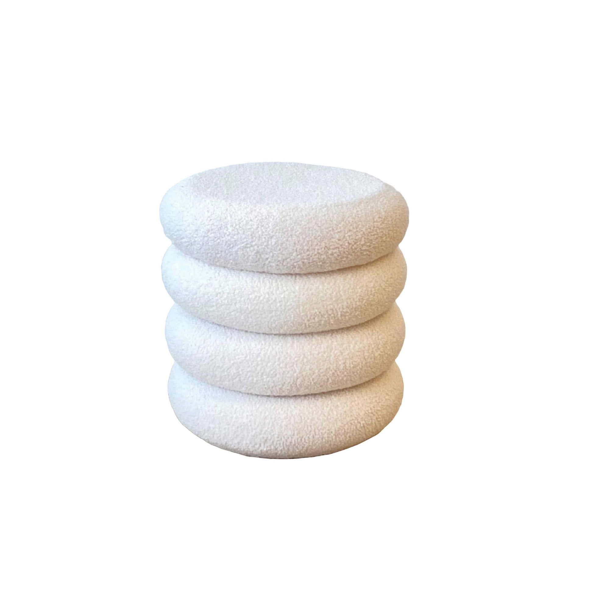 Baxter Ottoman, White 40x40x40 cm