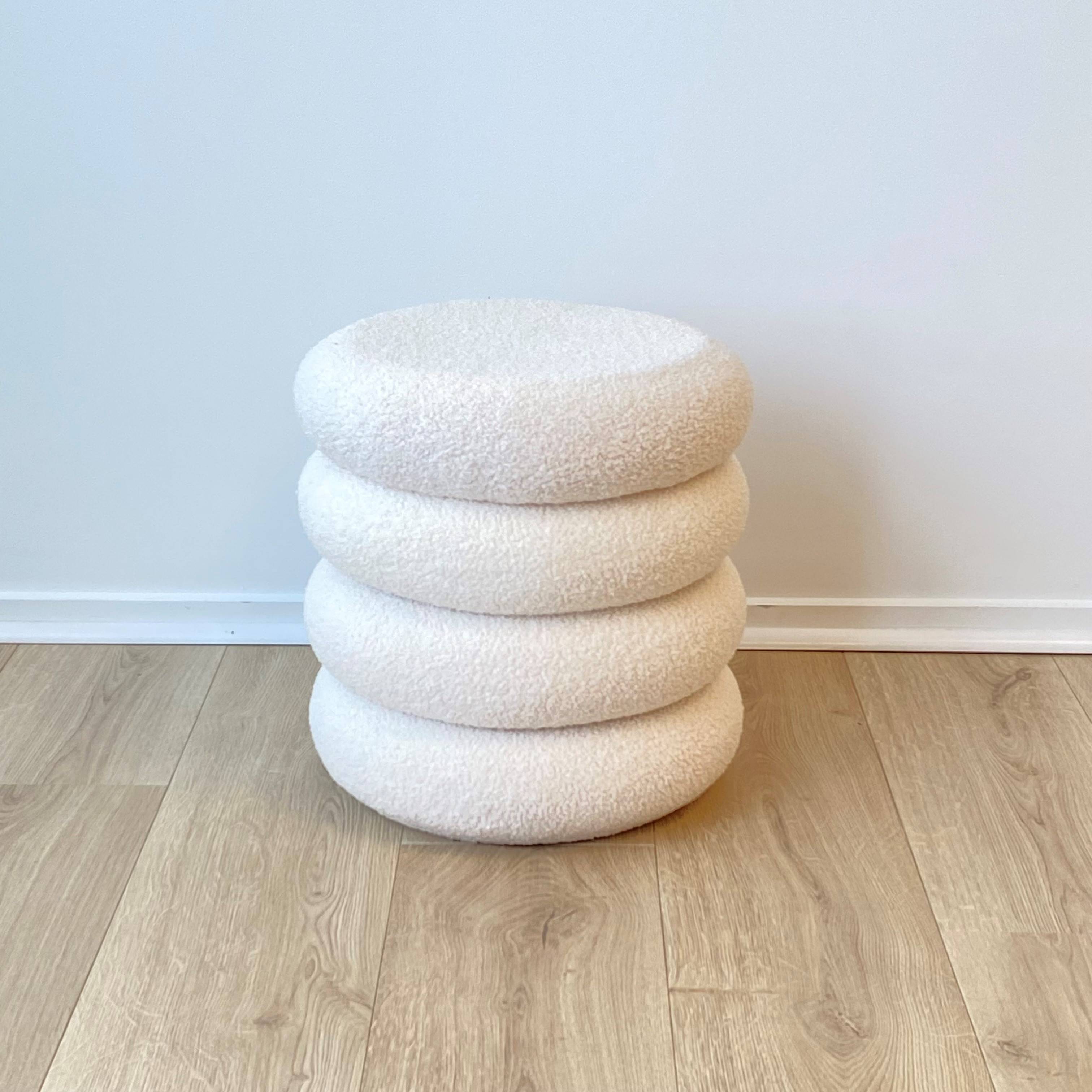 Baxter Ottoman, White 40x40x40 cm
