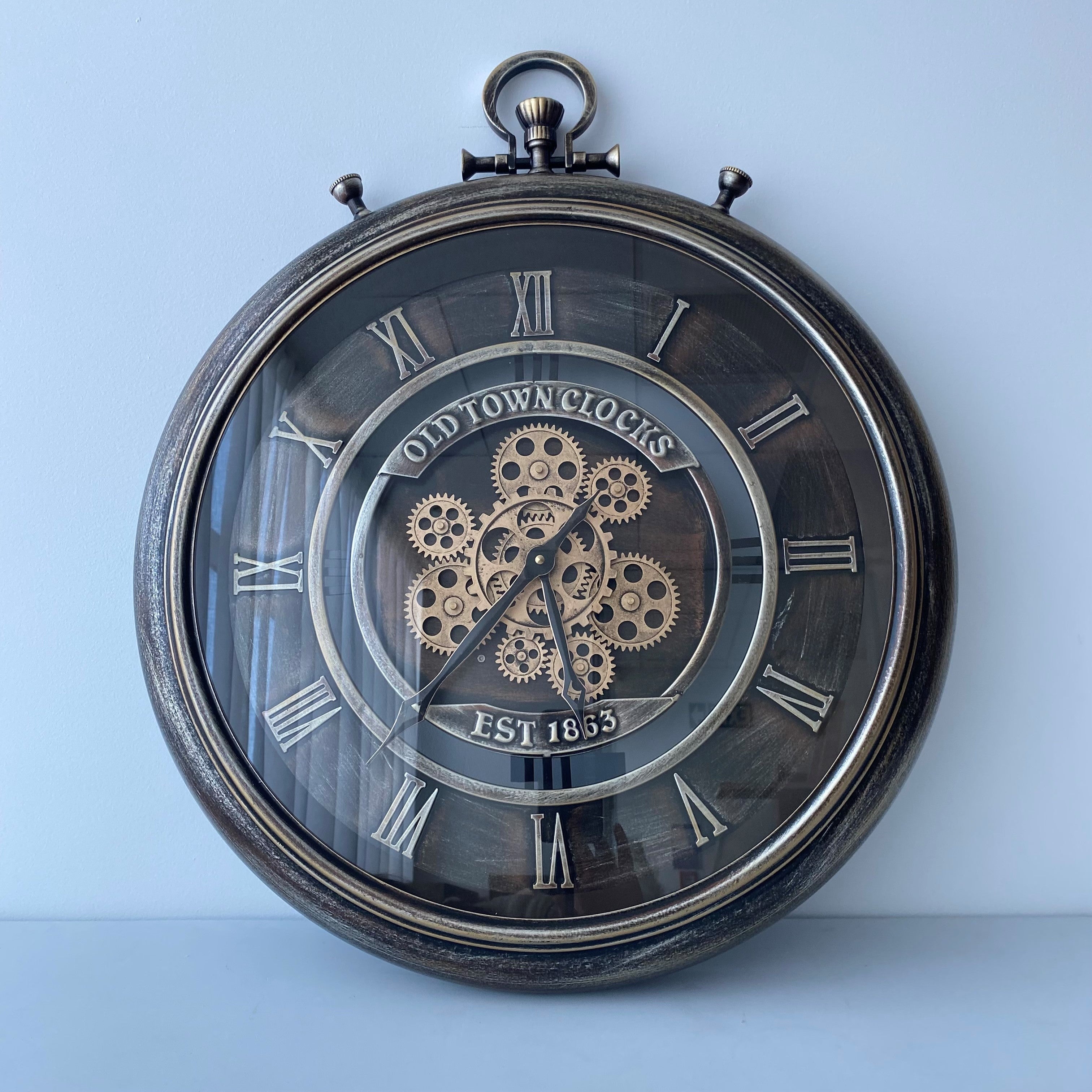 Domus Pocket-Watch Wall Clock 52x61x7 cm
