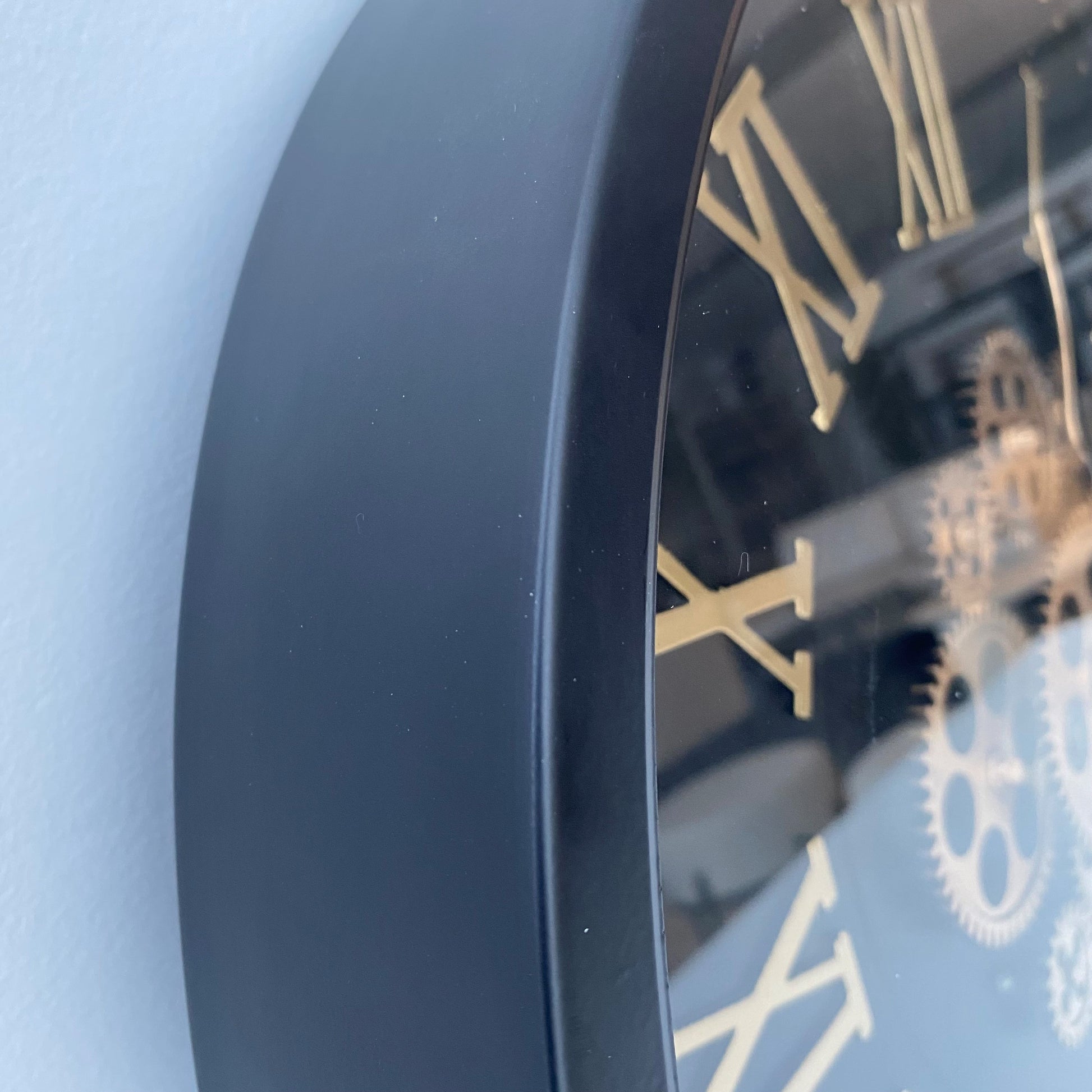 Domus Wall Clock, Black 46x7 cm