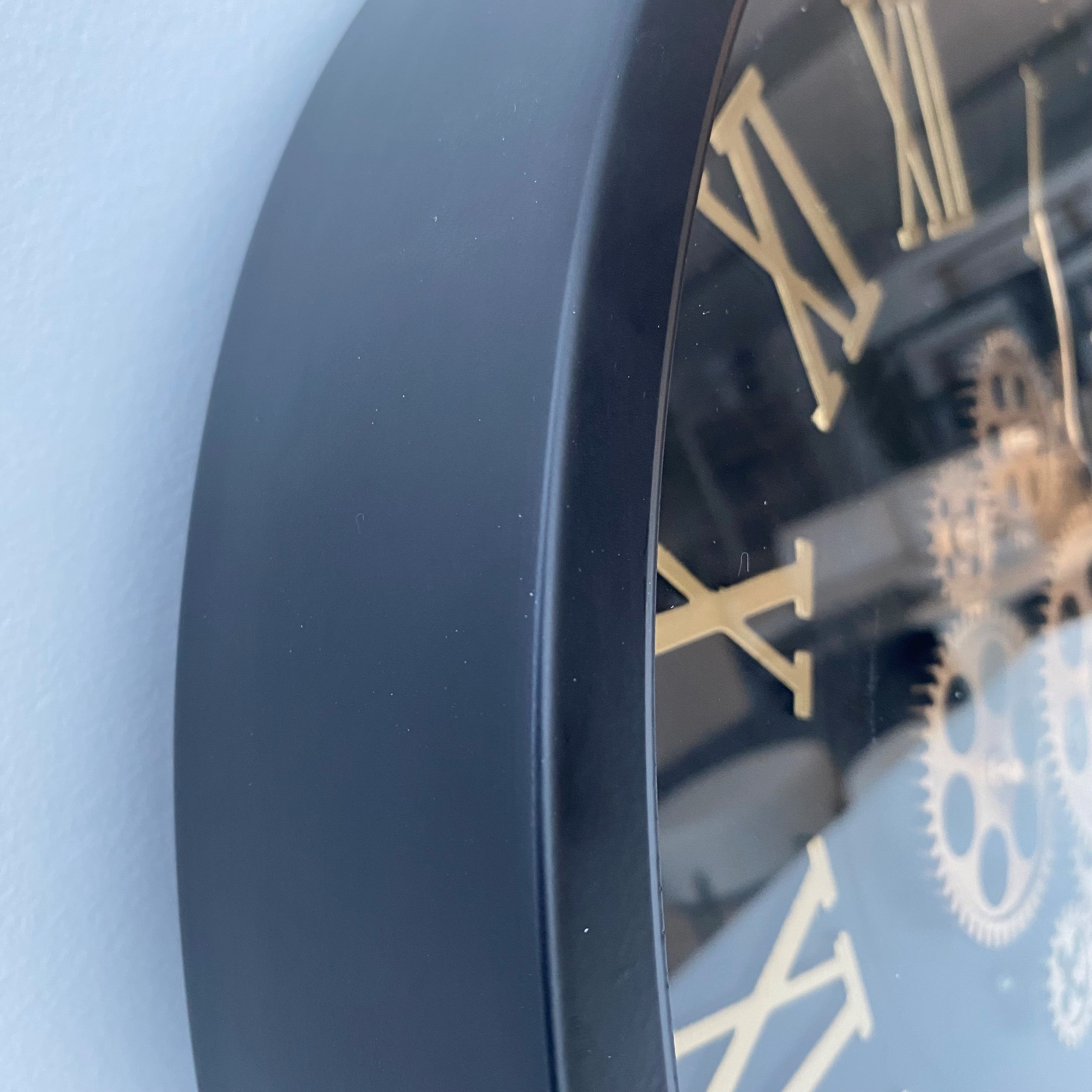 Domus Wall Clock, Black 46x7 cm