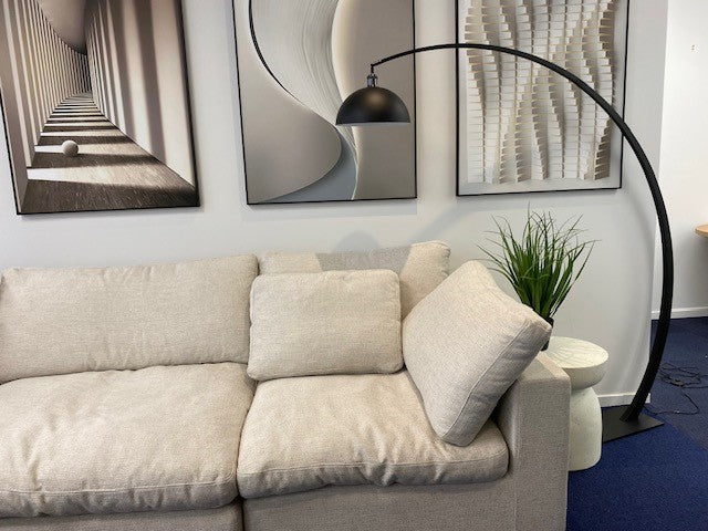 Arch Floor Lamp, Black 178x1.7 cm