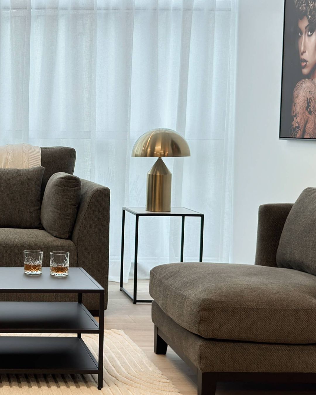 Luca Table Lamp - Brass 24x45 cm