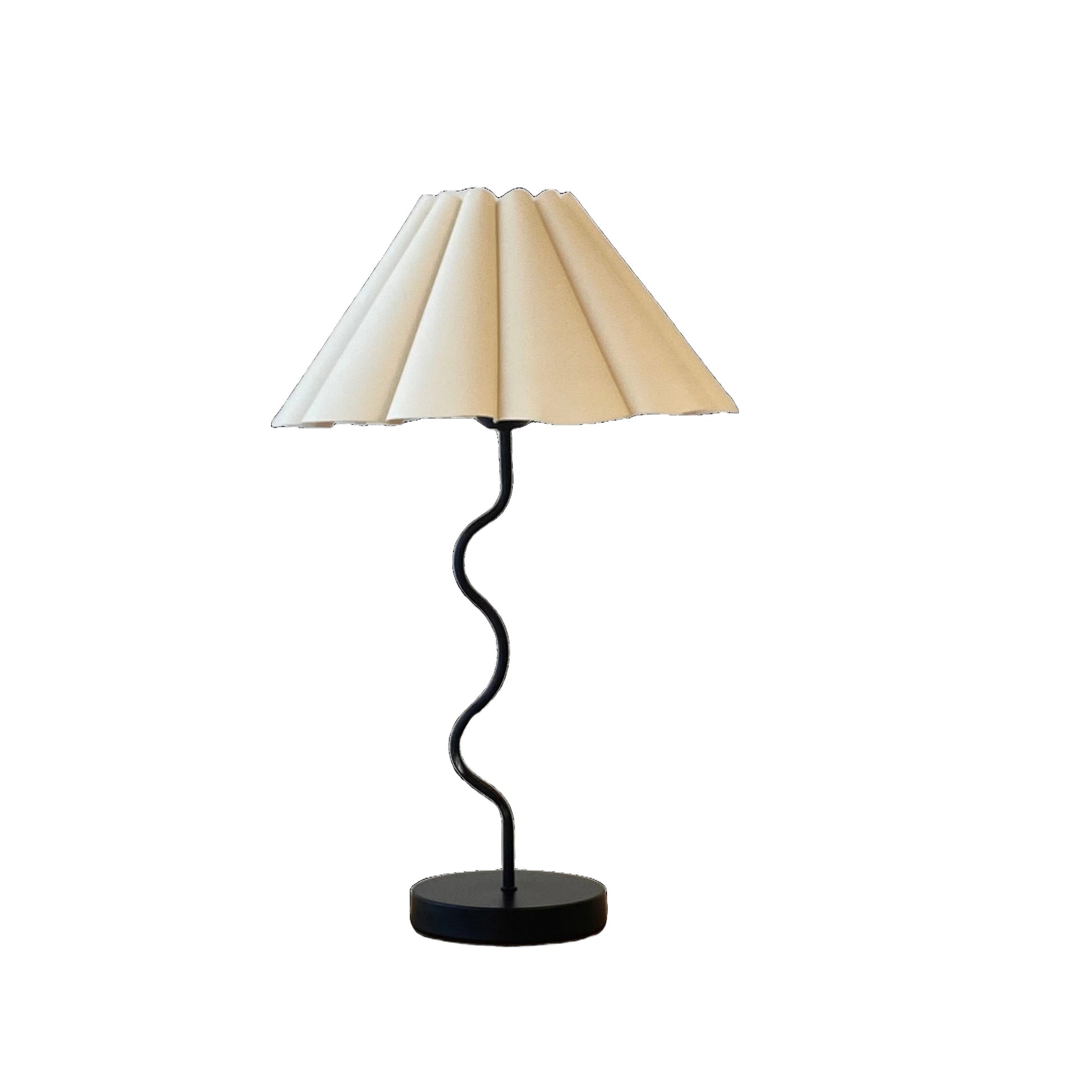 Wavy Table Lamp - Black 36x57 cm