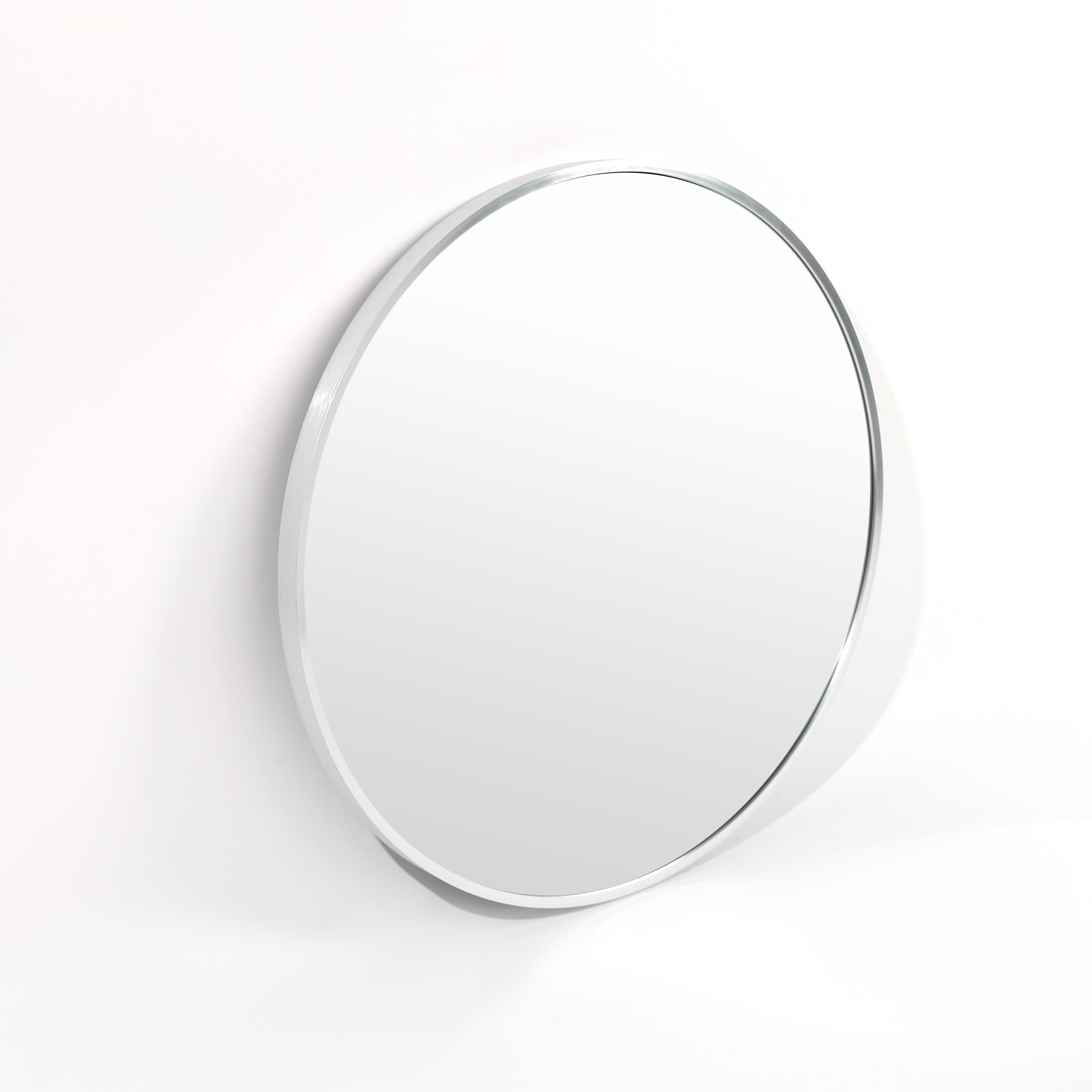 Bella Round Wall Mirror 80 cm, Chrome 80 cm