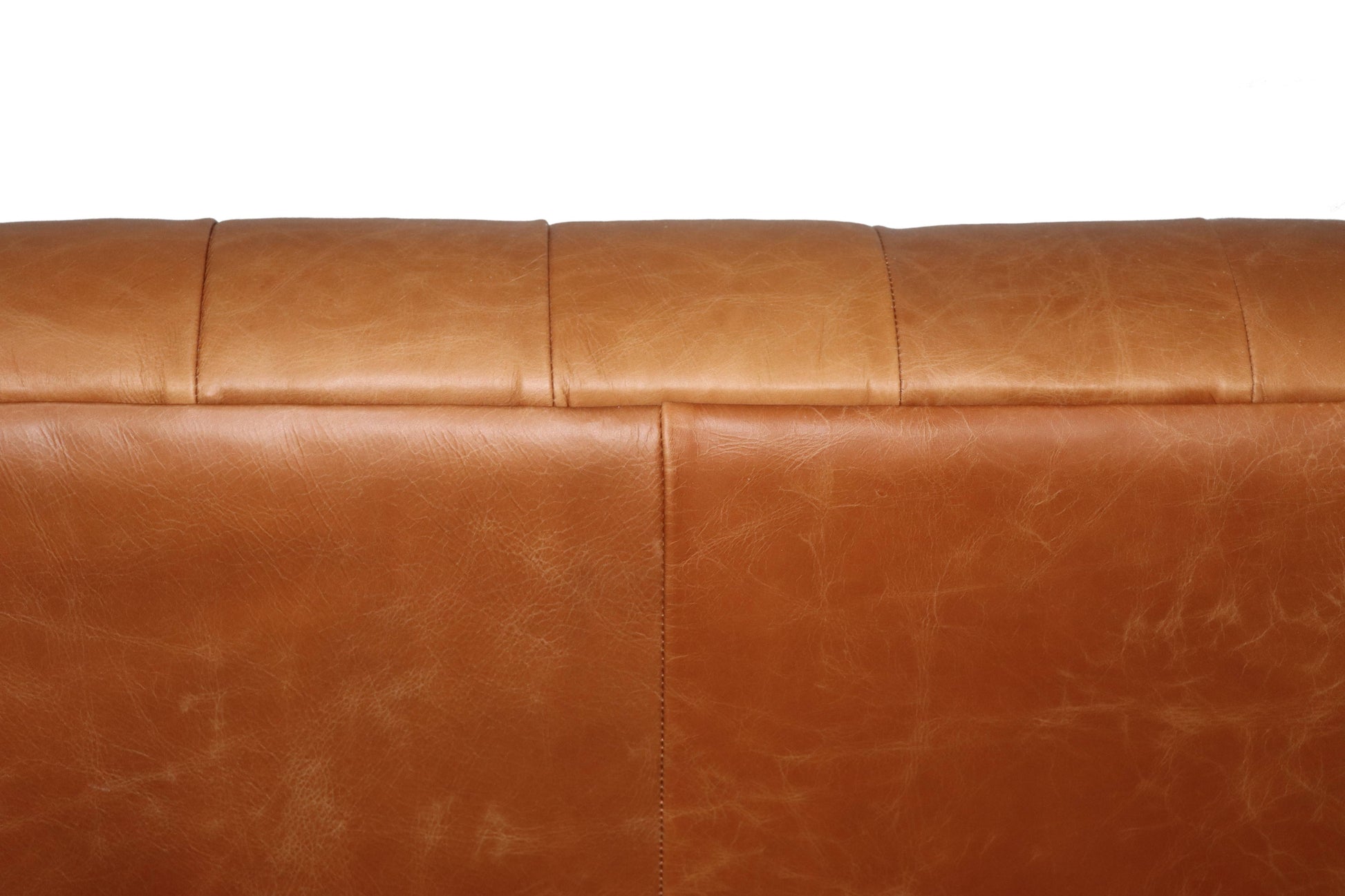Chester Leather Sofa, Whiskey 210x81x73.5 cm