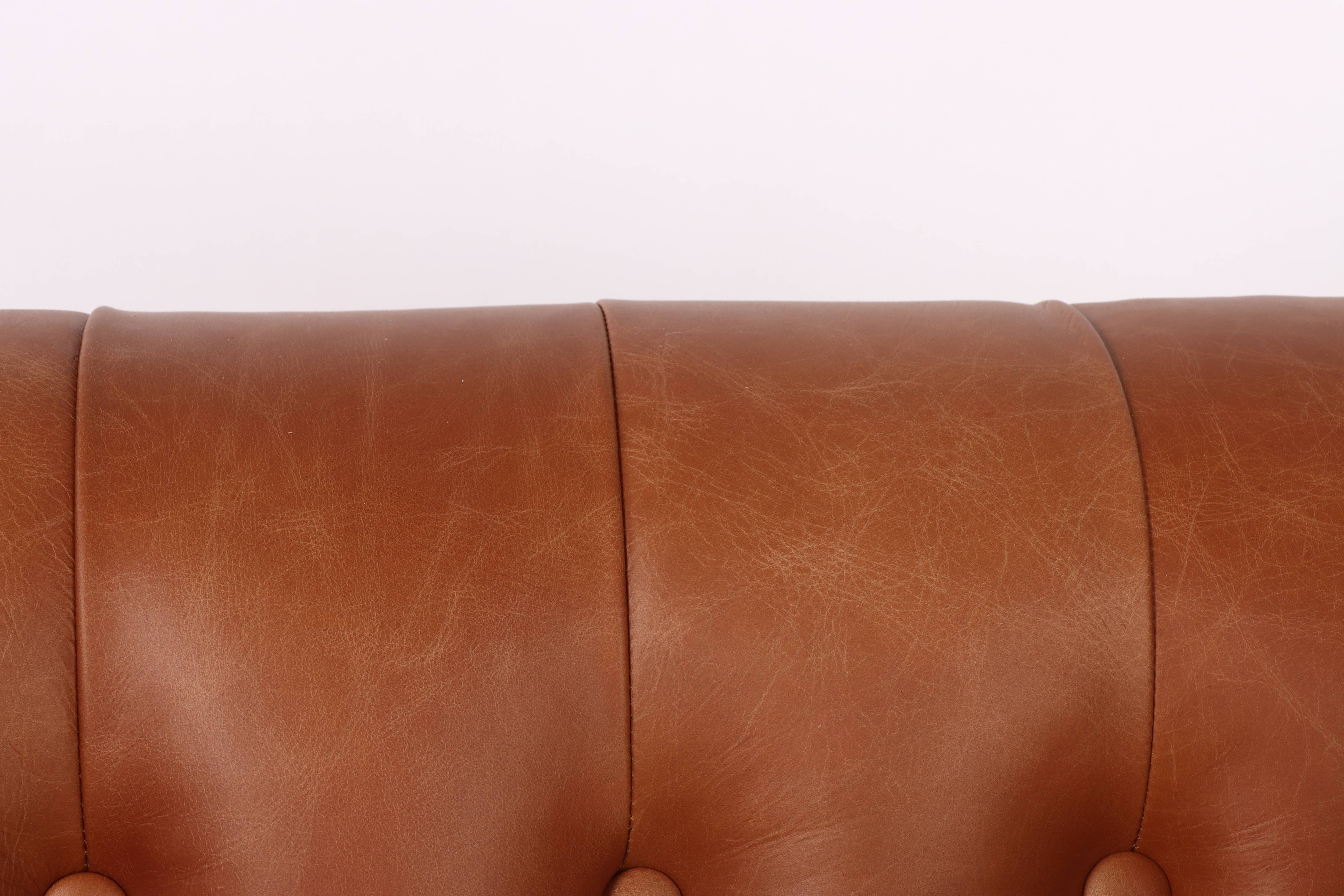 Chester Leather Armchair, Whiskey 78x81x73.5 cm