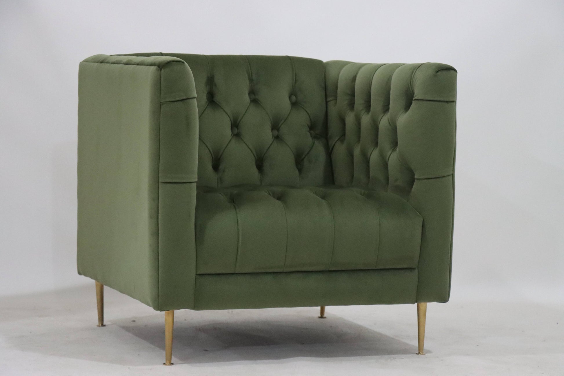 Chester  Armchair, Greenstone Velvet 78x81x73.5 cm