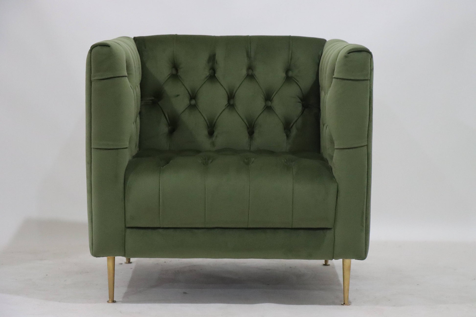 Chester  Armchair, Greenstone Velvet 78x81x73.5 cm
