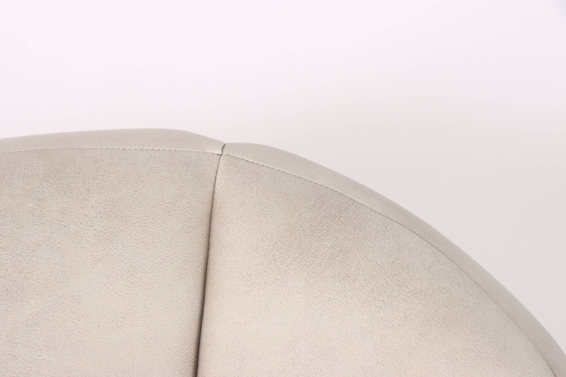 Dubai Leather Armchair, Pearl 81x78x74 cm