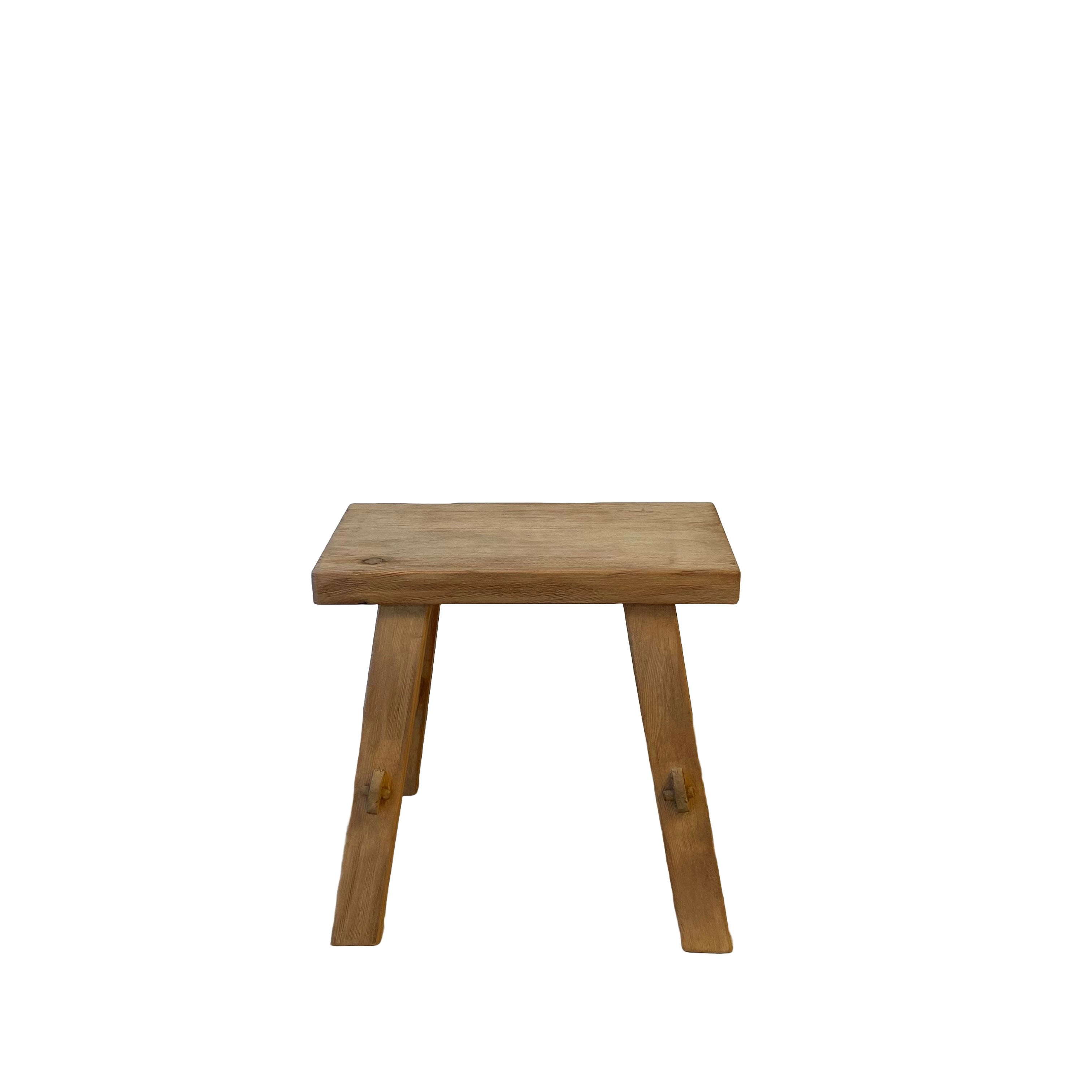 Reclaimed Wood Small Bench, Natural 40x30x40 cm