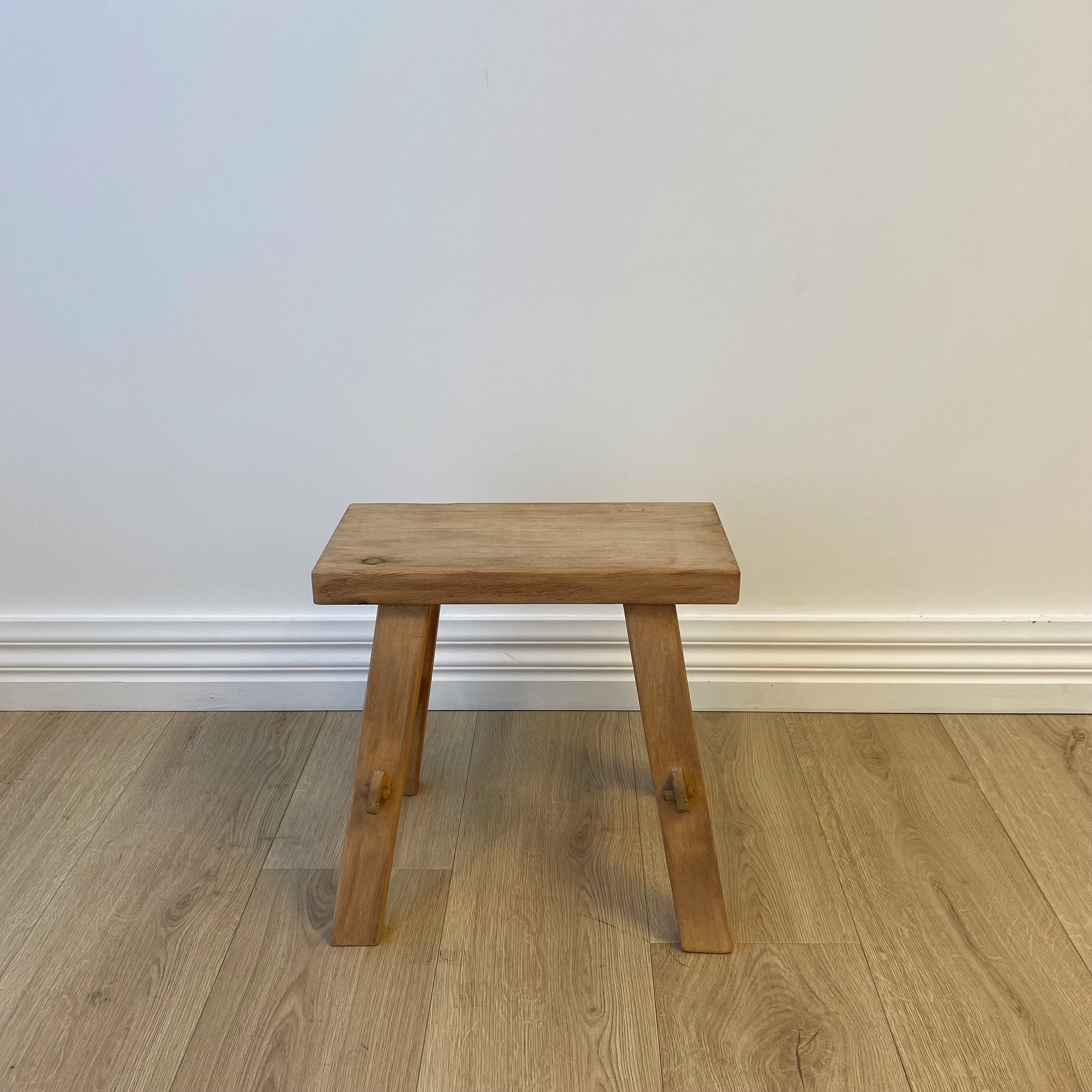 Reclaimed Wood Small Bench, Natural 40x30x40 cm