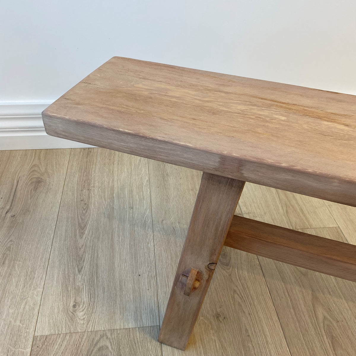 Timber Long Bench Reclaimed Wood Long Bench, Natural – Limited Edition