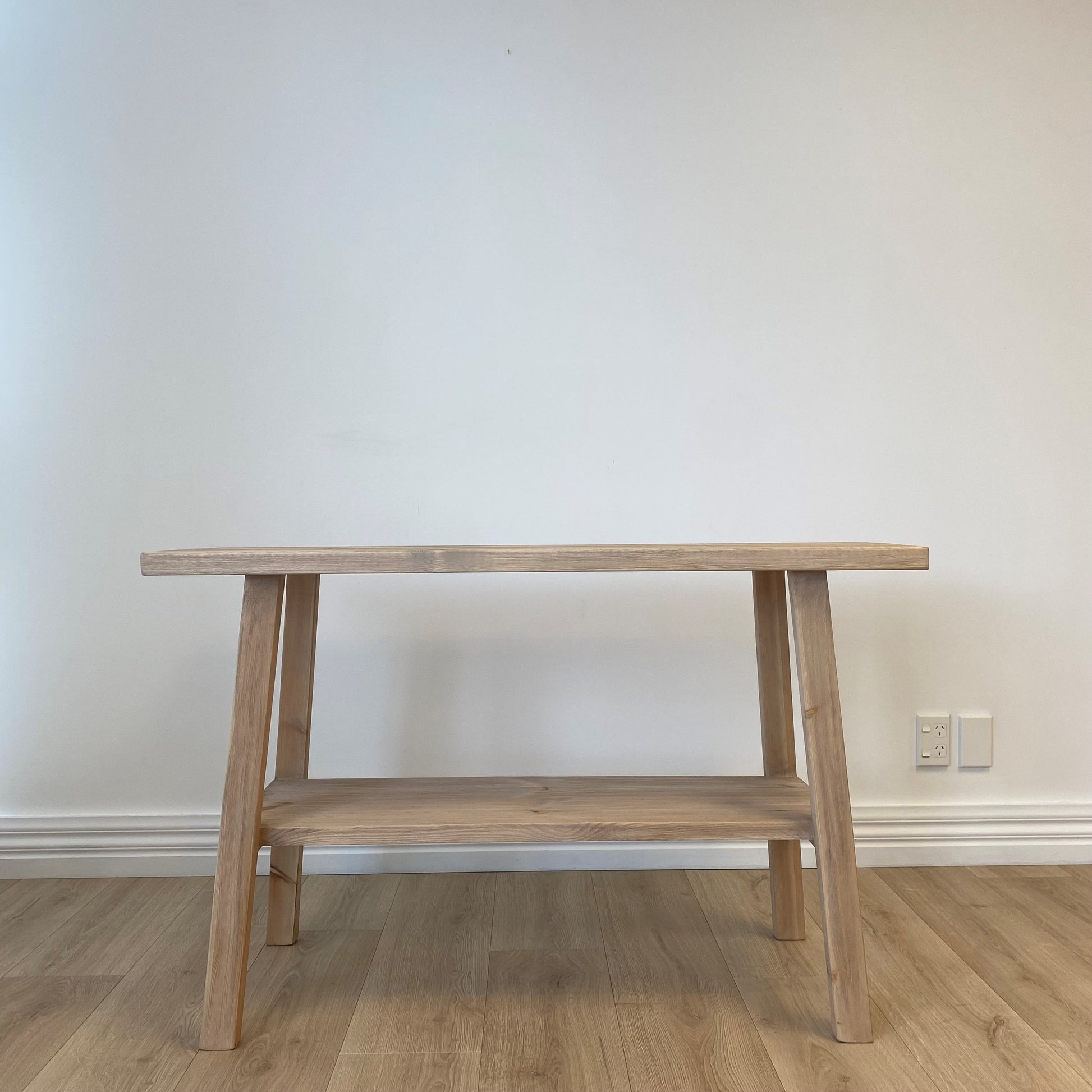 Reclaimed Wood Console Table, Natural 120x40x75 cm