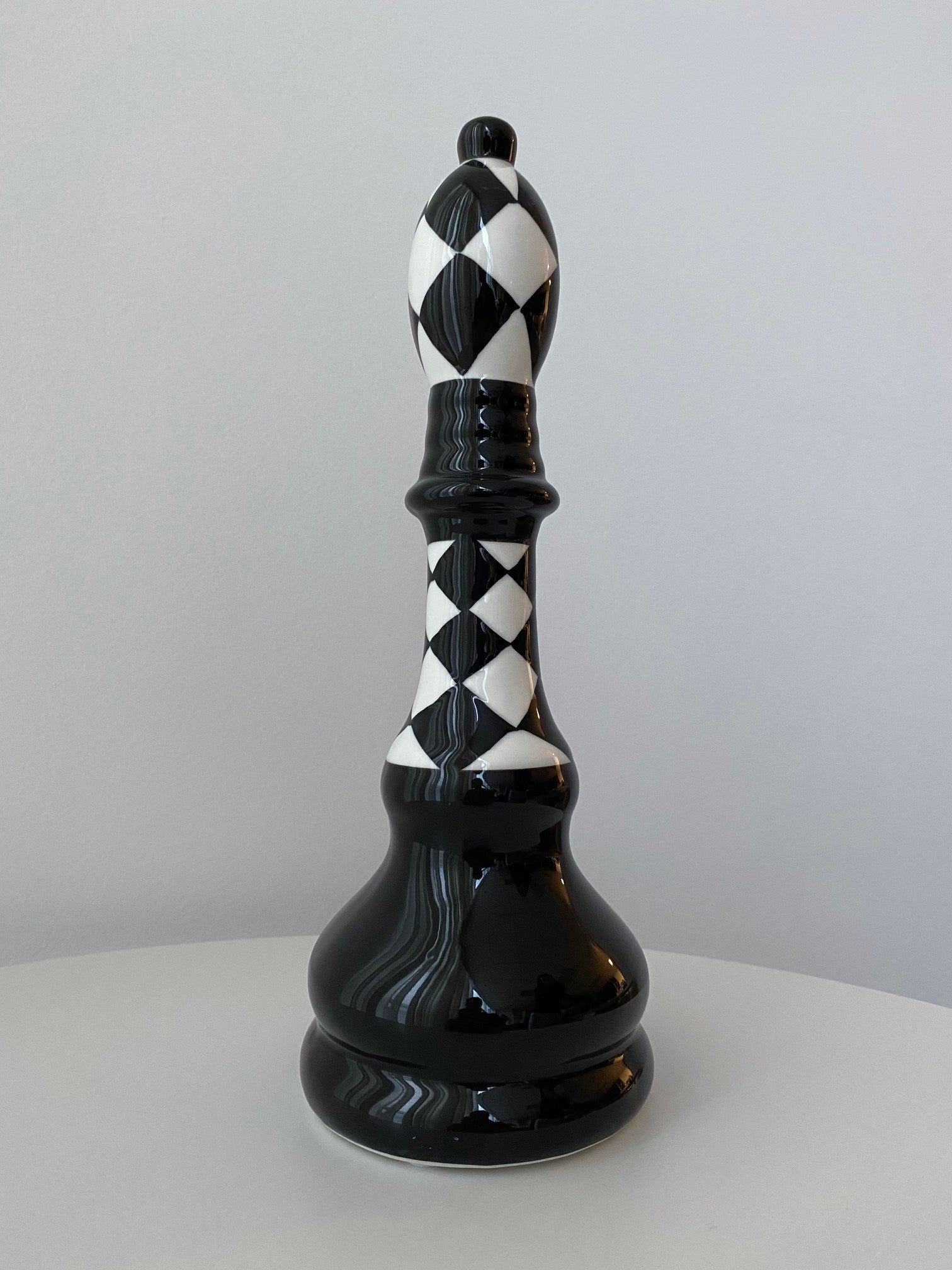 Ceramic Chess Bishop 10.5x30 cm