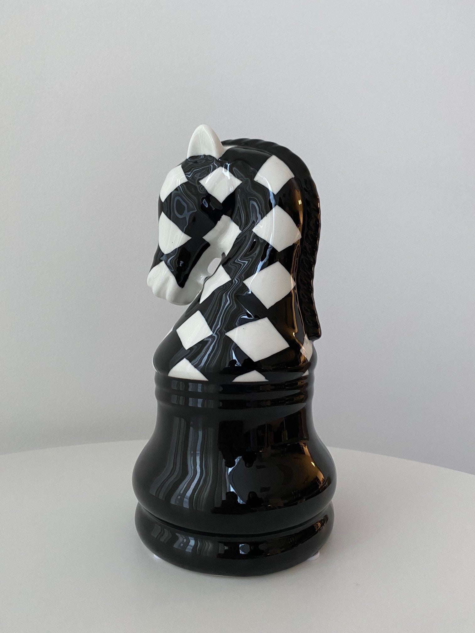 Ceramic Chess Knight 11.5x23.5 cm