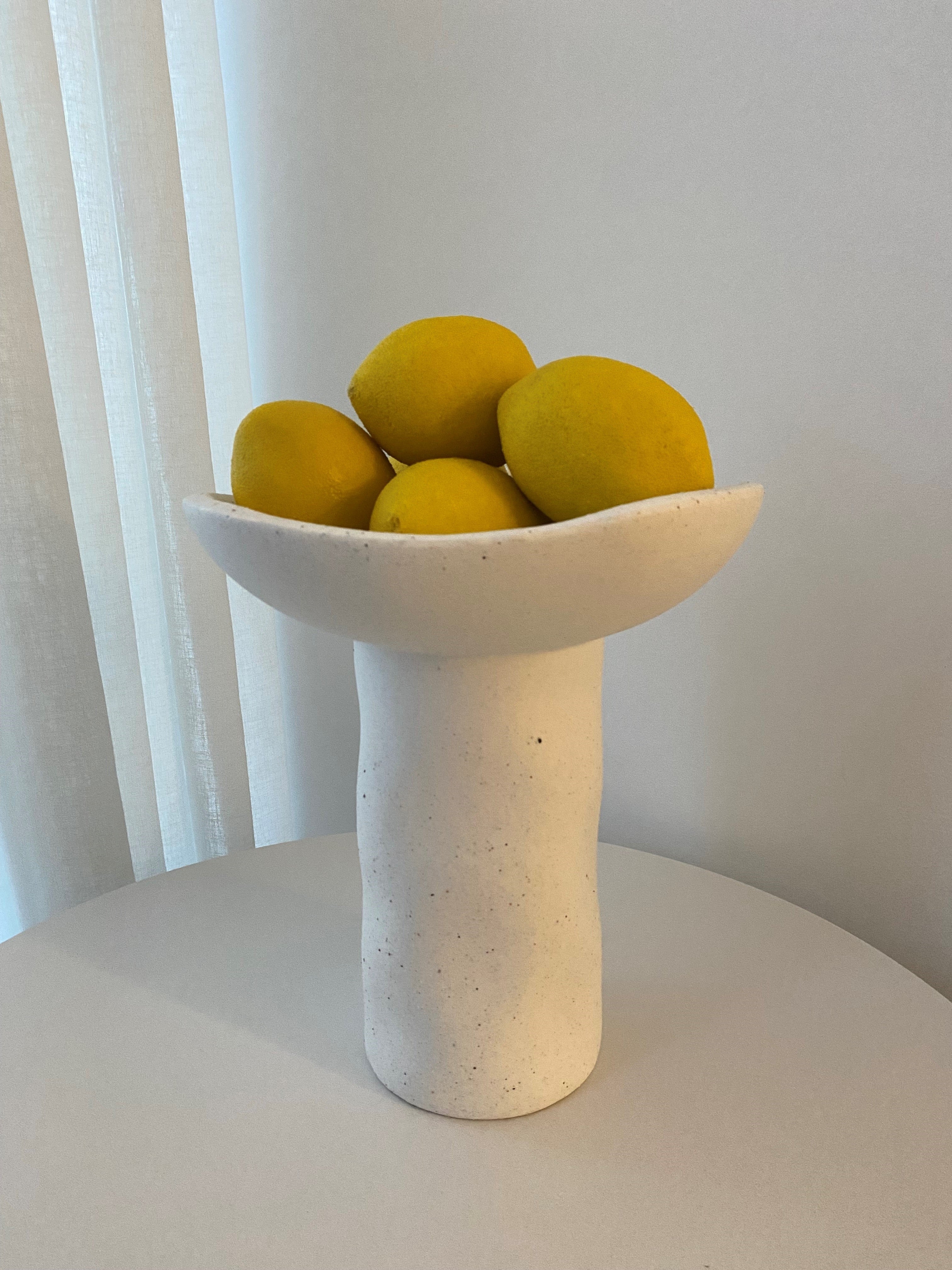 Yaruk Pedestal Bowl 24.5x25x29 cm