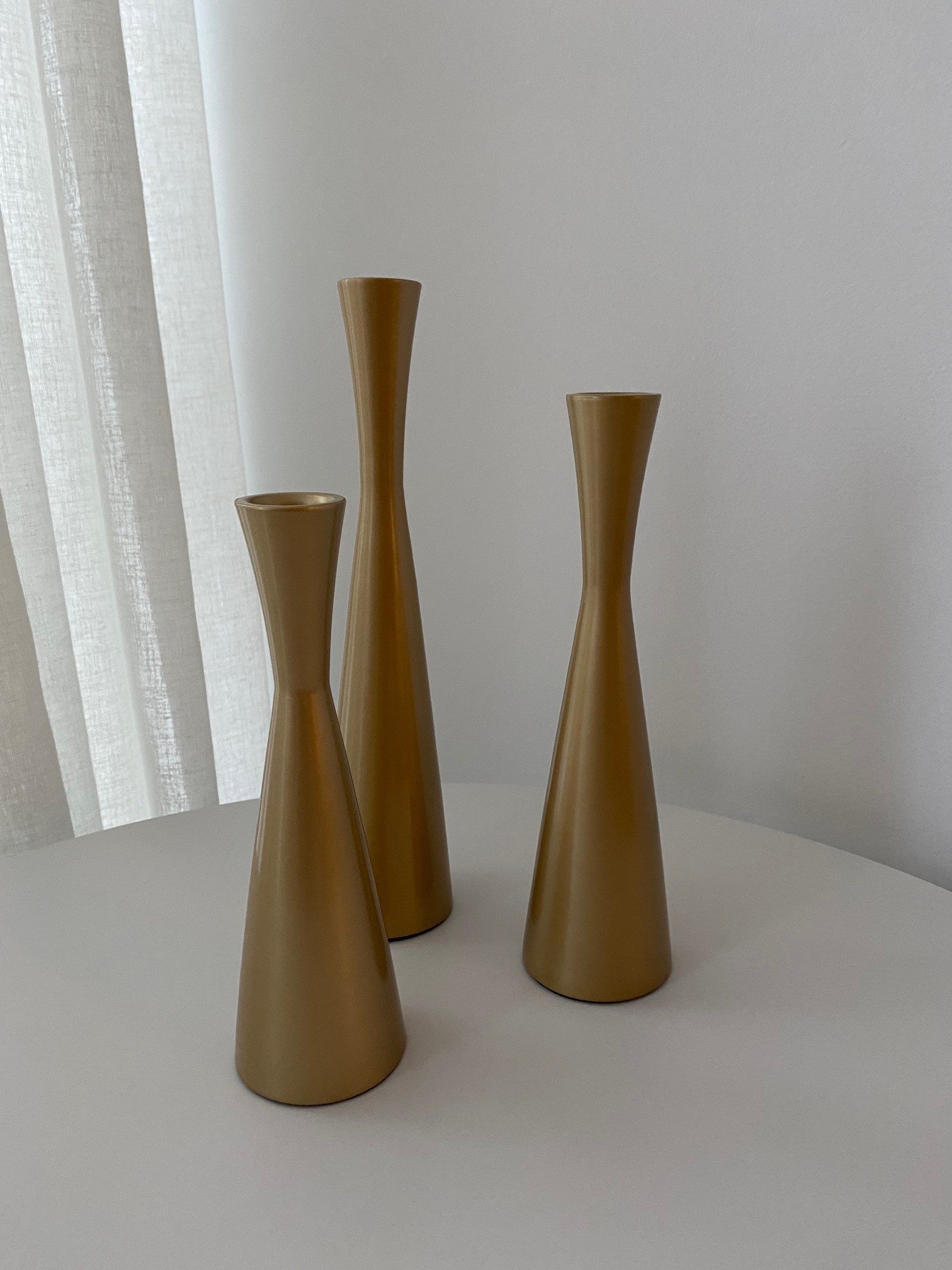 Silhouette Champagne Candle Stand, Small