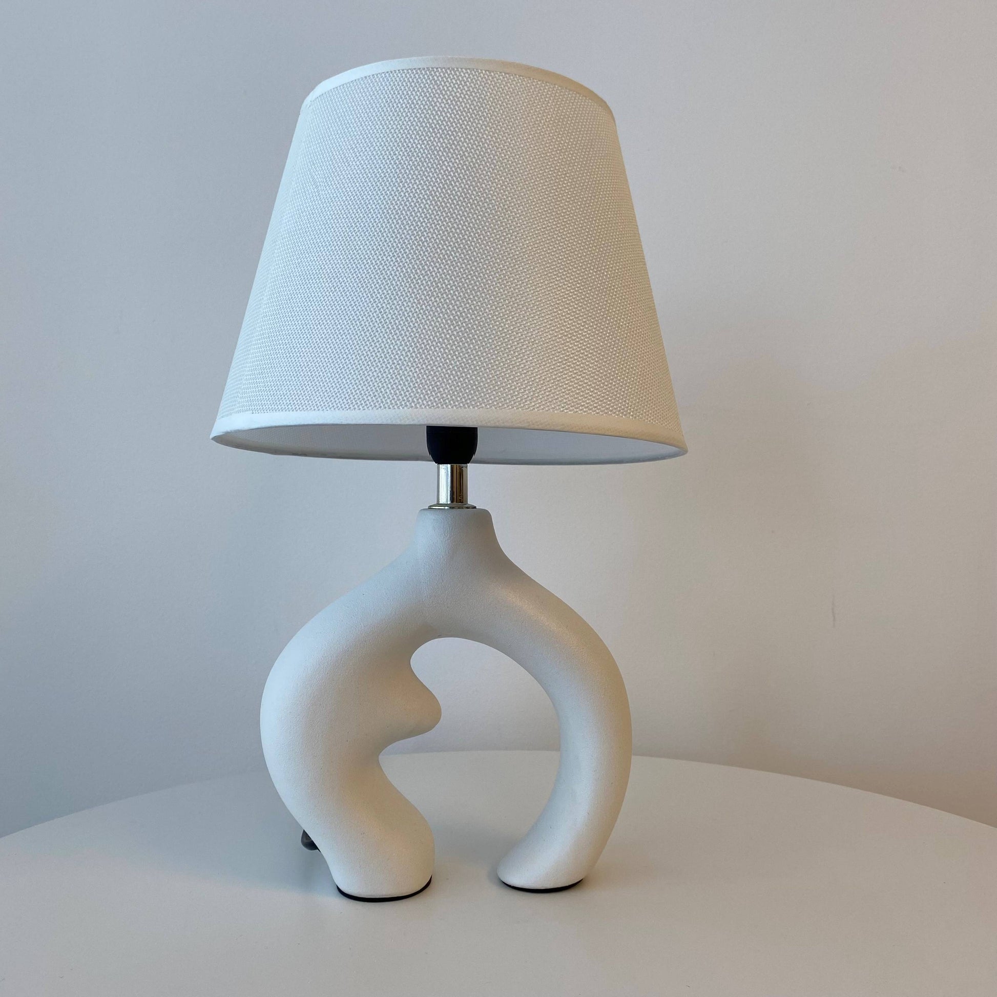 Petite Sculptural Lamp, White