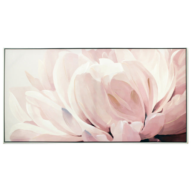 Framed Floweret Painting 123x63cm 123x63 cm