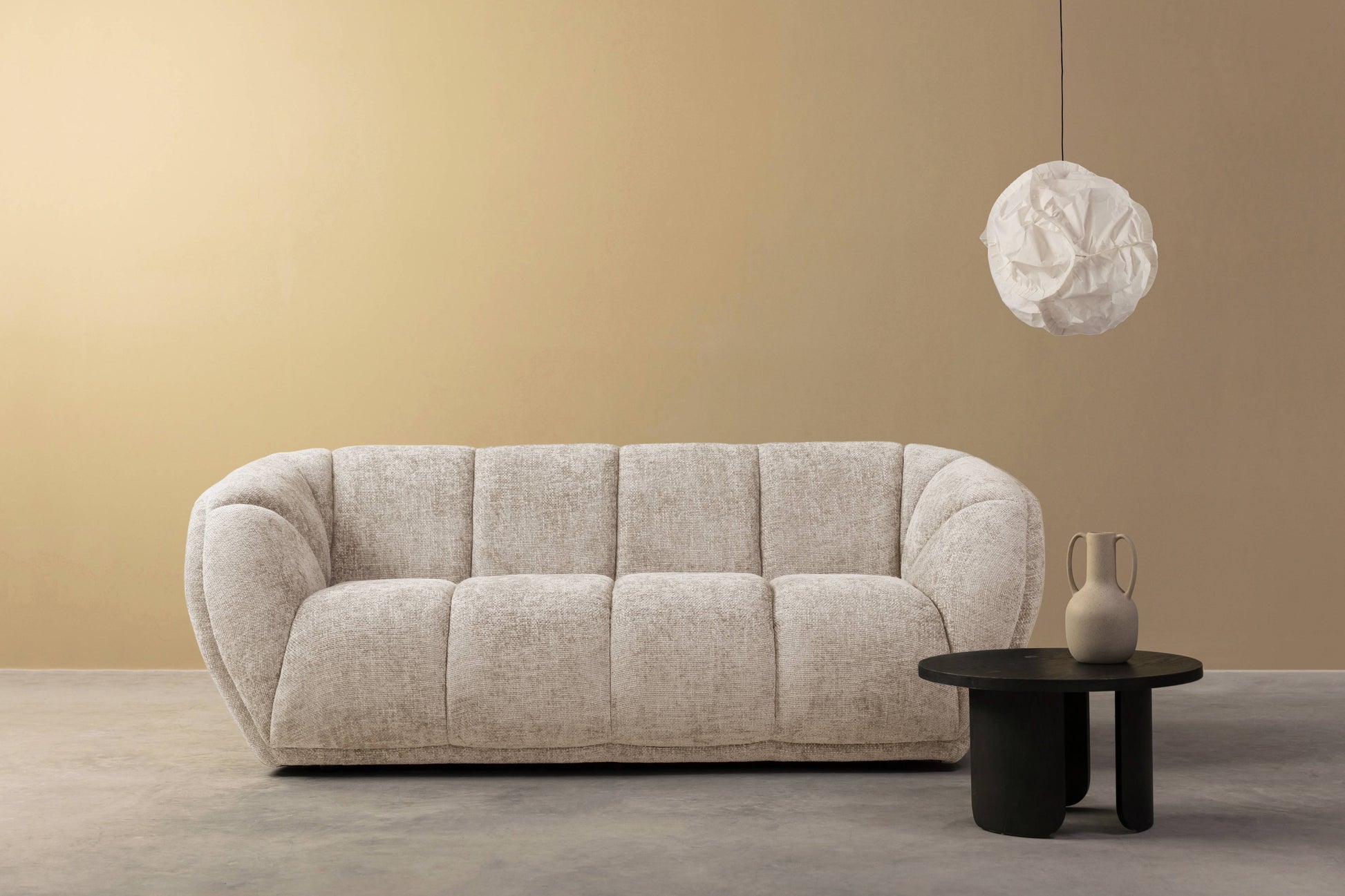 West Sofa, Natural 215x98x79 cm
