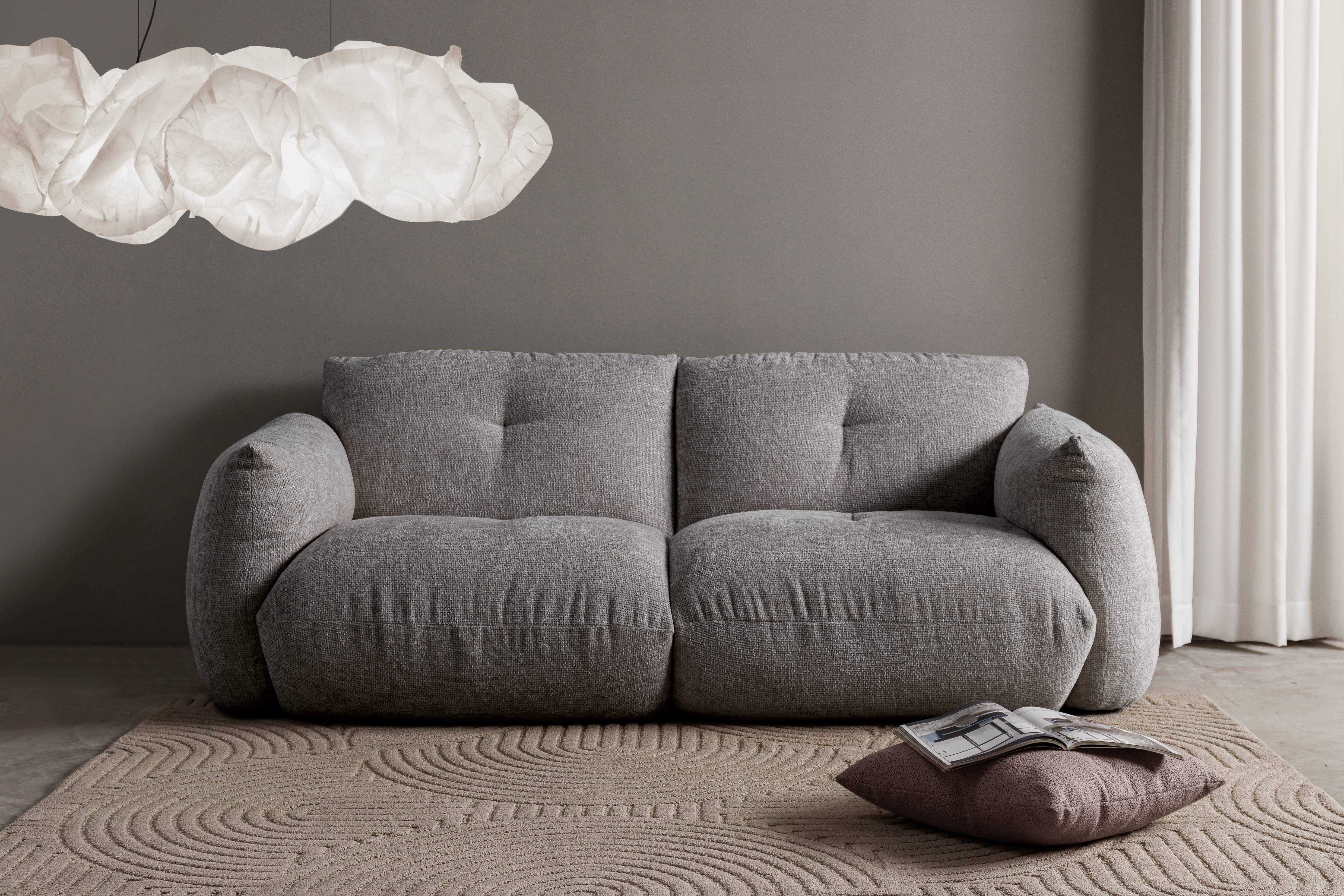 Boca Sofa, Platinum 210x98x79 cm